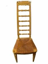 Vintage Ladderback High Back Chair