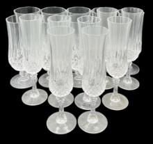 (2) Sets of Cristal D'Aques Longchamp Crystal: