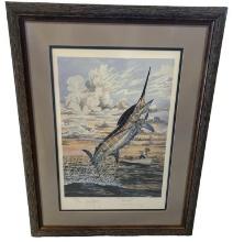 Framed & Matted Signed Limited Edition Guy Harvey