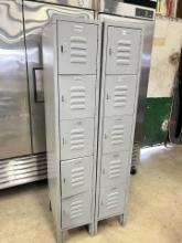 Employee Lockers, 10 Capacity w/Coat Hangers