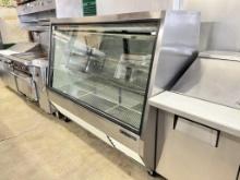 True 72” Straight Glass Refrigerated Deli Display Case