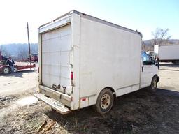 2004 GMC Model 3500 Single Axle Van Body Truck, VIN# 1GDGG31V841907922, powered by Vortec 4.8L, V-8