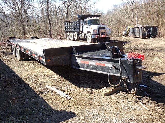 1997 INTERSTATE 20 Ton Tandem Axle Tag-A-Long Trailer, VIN# 1JKDLA267VA200202, equipped with 24'