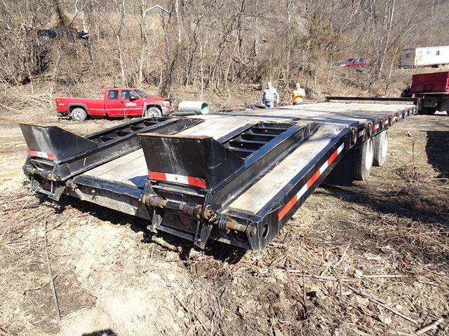1997 INTERSTATE 20 Ton Tandem Axle Tag-A-Long Trailer, VIN# 1JKDLA267VA200202, equipped with 24'