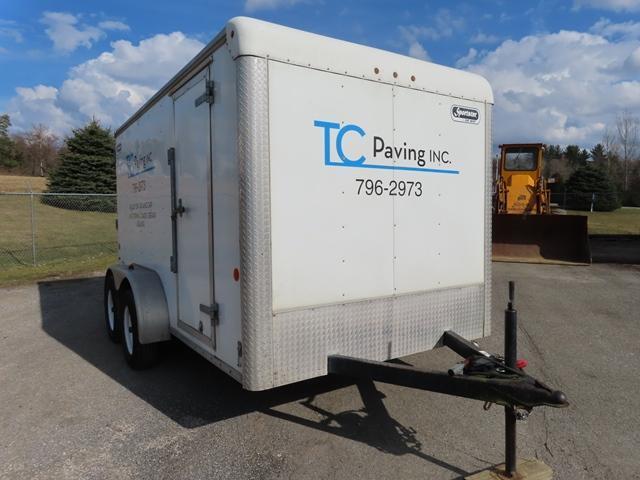 2012 CARMATE Sportster 12' Tandem Axle Cargo Trailer, VIN# 5A3C712D3CL001085, equipped with aluminum
