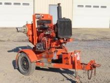 1991 GODWIN Model CD100, 4" Portable Pump, s/n 914886-17, powered by Kubota diesel engine, equipped