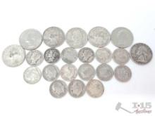 (22) 90% Quarters and Dimes, 79g