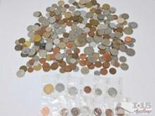 (200+) Foreign Currency Coins