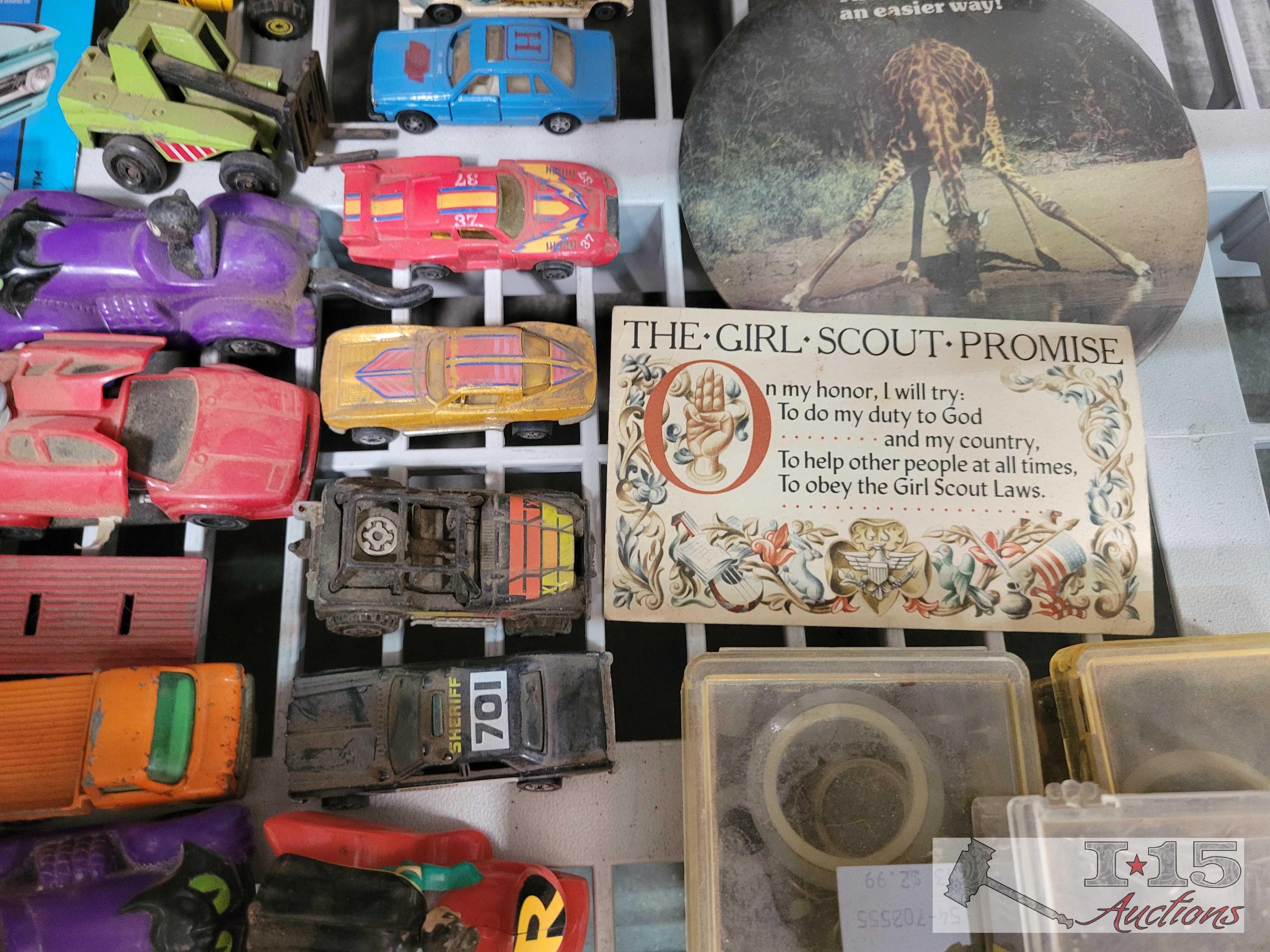 Toy Cars, Patches, Cards