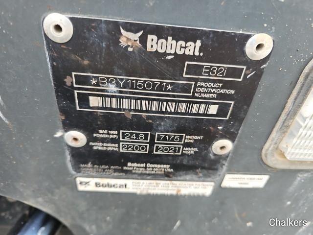 2021 Bobcat E32i Excavator