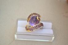 Amethyst Ring in Sterling Silver