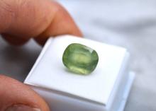 8.34 Carat Cushion Cut Prehnite