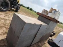 Group of Storage Cabinets & Ceramic Floor Gres Square Tiles