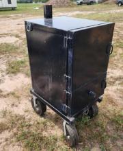 BBQ Smoker on Wheels