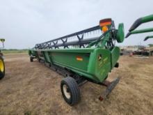 John Deere 635F Hydraflex Platform Header (NO TRAILER)