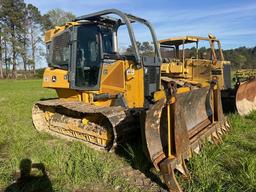 JD 650K LGP DOZER FORESTRY PACKAGE CAB ROOT RAKE 4235 HRS SN: 246776