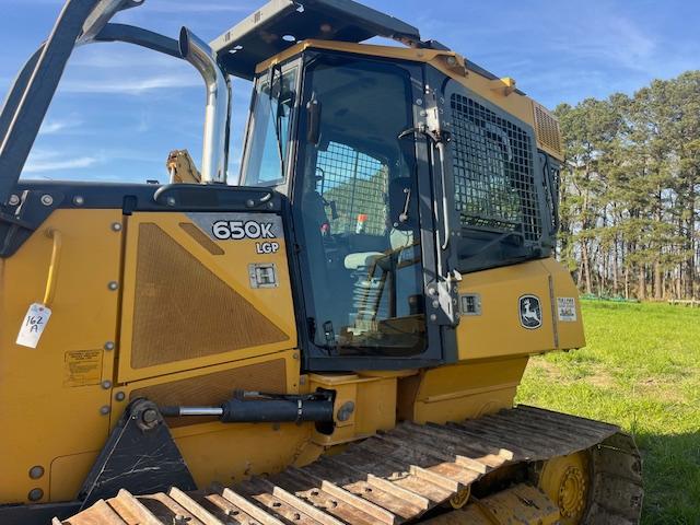 JD 650K LGP DOZER FORESTRY PACKAGE CAB ROOT RAKE 4235 HRS SN: 246776