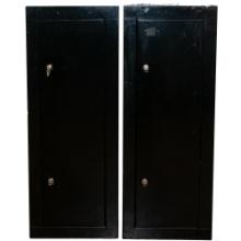 2x Keyed 8gun Sheet Metal Gun Safes