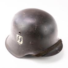 WWII German Waffen SS Single Decal M42 Helmet
