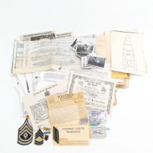 Rare WW2 USN Submariner/ Korea KIA papers