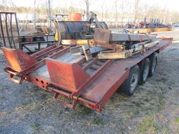 Tri-Axle Equipment Trailer