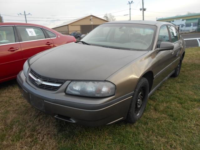 2002 CHEVY IMPALA POLICE CRUISER GAS, AUTO S/N 2G1WF55K729232838 MI SHOWING