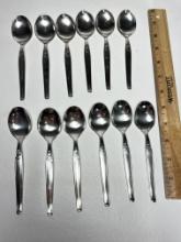Lot of 12 Bruckmann Sterling Silver Spoons