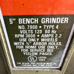 5" Bench Grinder - Works