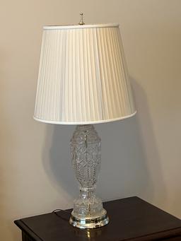 Crystal Lamp with Shade