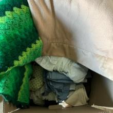 Large Lot of Various Blankets & Linens