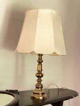 Brass Lamp with Shade