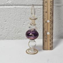 Egyptian Hand Blown Glass Perfume Bottle