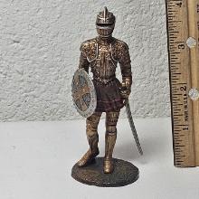 Medieval Knight Pewter Figurine