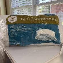 NEW Living Quarters King Size Soft Caress Pillow