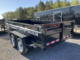 (714)2024 IND. AMERICA 7X14 DUMP TRAILER