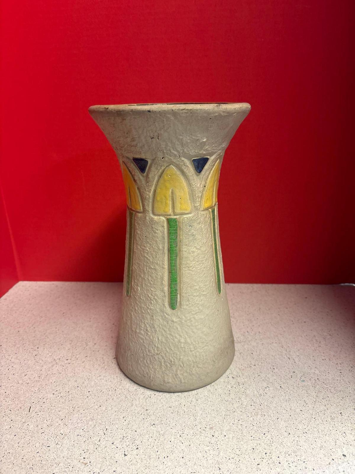Roseville Mostique Arts and crafts vase