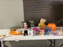 Mickey Mouse planters complete game mugs toys older newer etc.