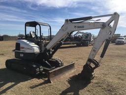 2010 BOBCAT E50-U MINI EXCAVATOR;