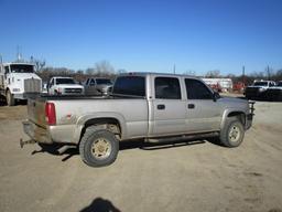 2007 CHEVROLET 2500 4WD LT CREW CAB PICKUP;