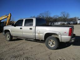 2007 CHEVROLET 2500 4WD LT CREW CAB PICKUP;