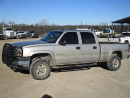 2007 CHEVROLET 2500 4WD LT CREW CAB PICKUP;