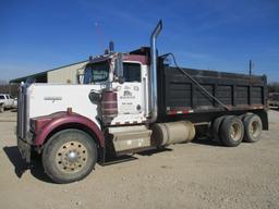 1984 KENWORTH T/A DUMP TRUCK;