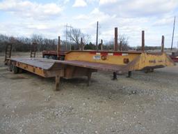 1980 NUTTALL LOWBOY T/A TRAILER;