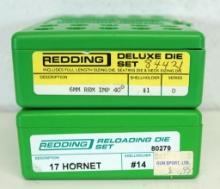 2 Redding Reloading Die Sets - .17 Hornet, 6 mm Rem....