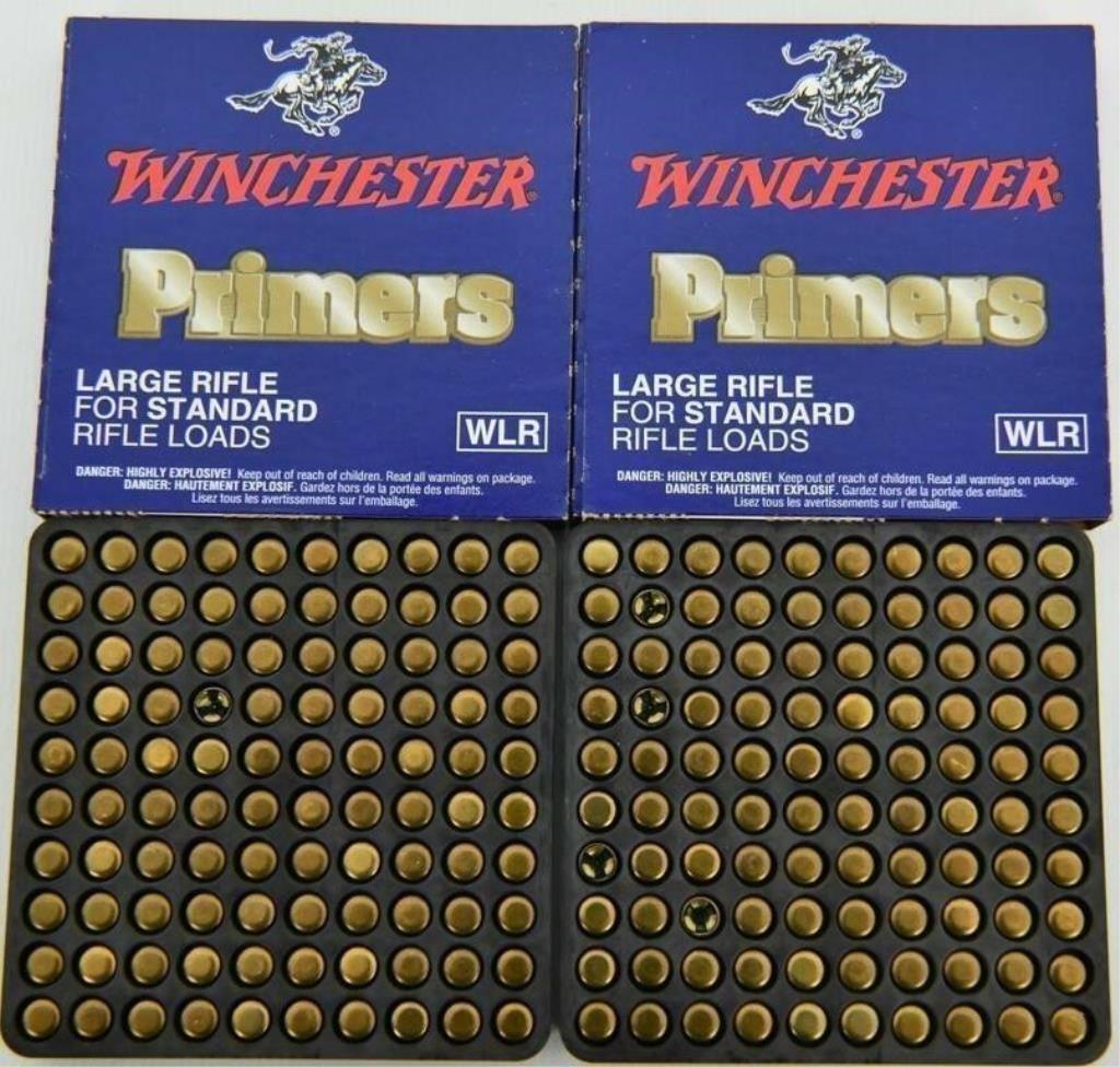 1000 WLR Large Rifle Primers Winchester standard