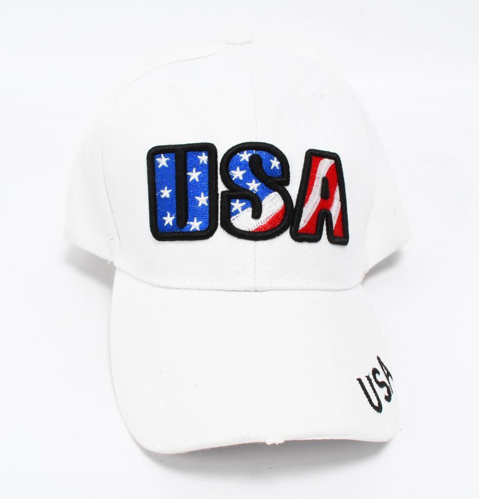 (5) Patriotic U.S.A Ballcap Headwear "BALD EAGLE"