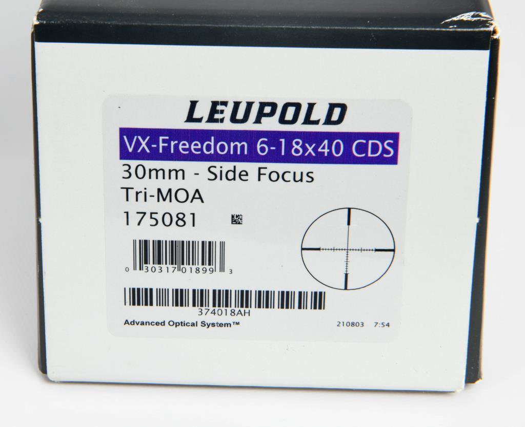 Leupold VX-Freedom 6-18x40mm Riflescope 30mm