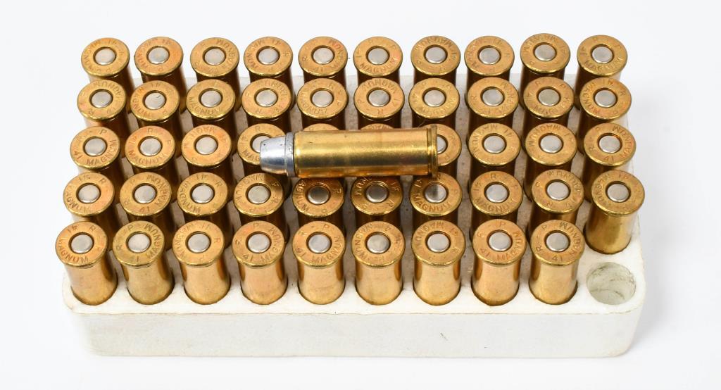 100 Rounds Of Reman .41 Magnum Ammunition