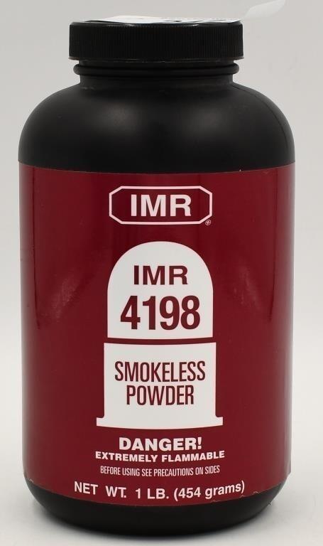 1 LB Bottle Of IMR 4198 Reloading Gun Powder