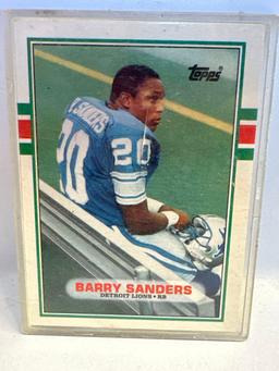 Barry Sanders Detroit Lions Topps Card